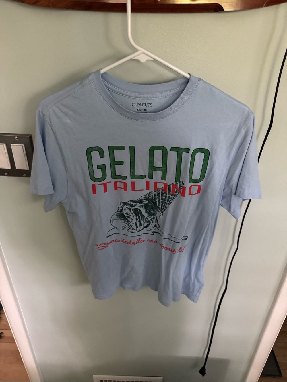 Crewcuts Light Blue Gelato Italiano Graphic Tee